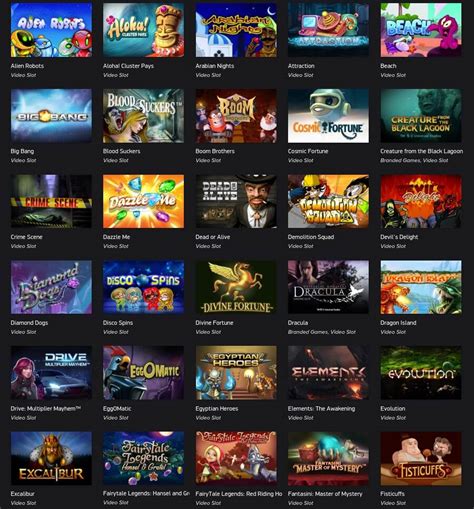 netent games list,netent casino games